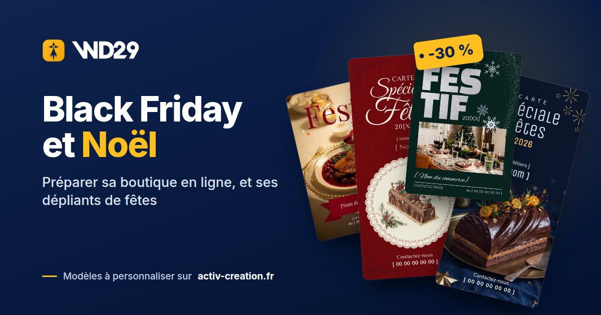 Black Friday et Noël : préparer sa boutique en ligne dès maintenant