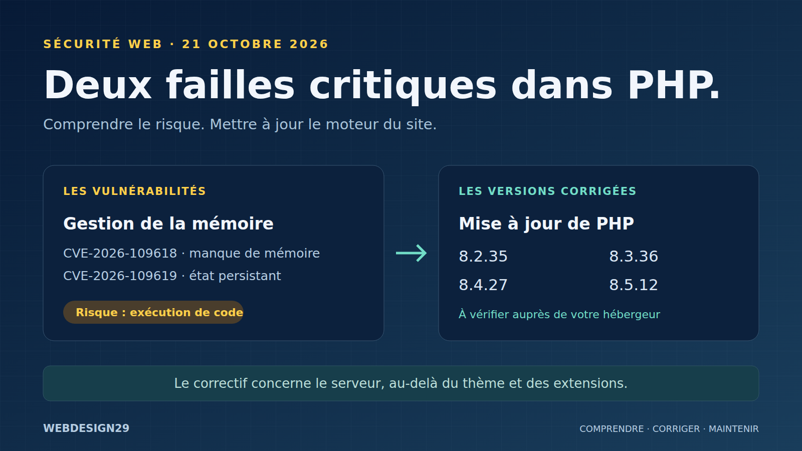 Failles critiques PHP : votre site est-il protégé ?