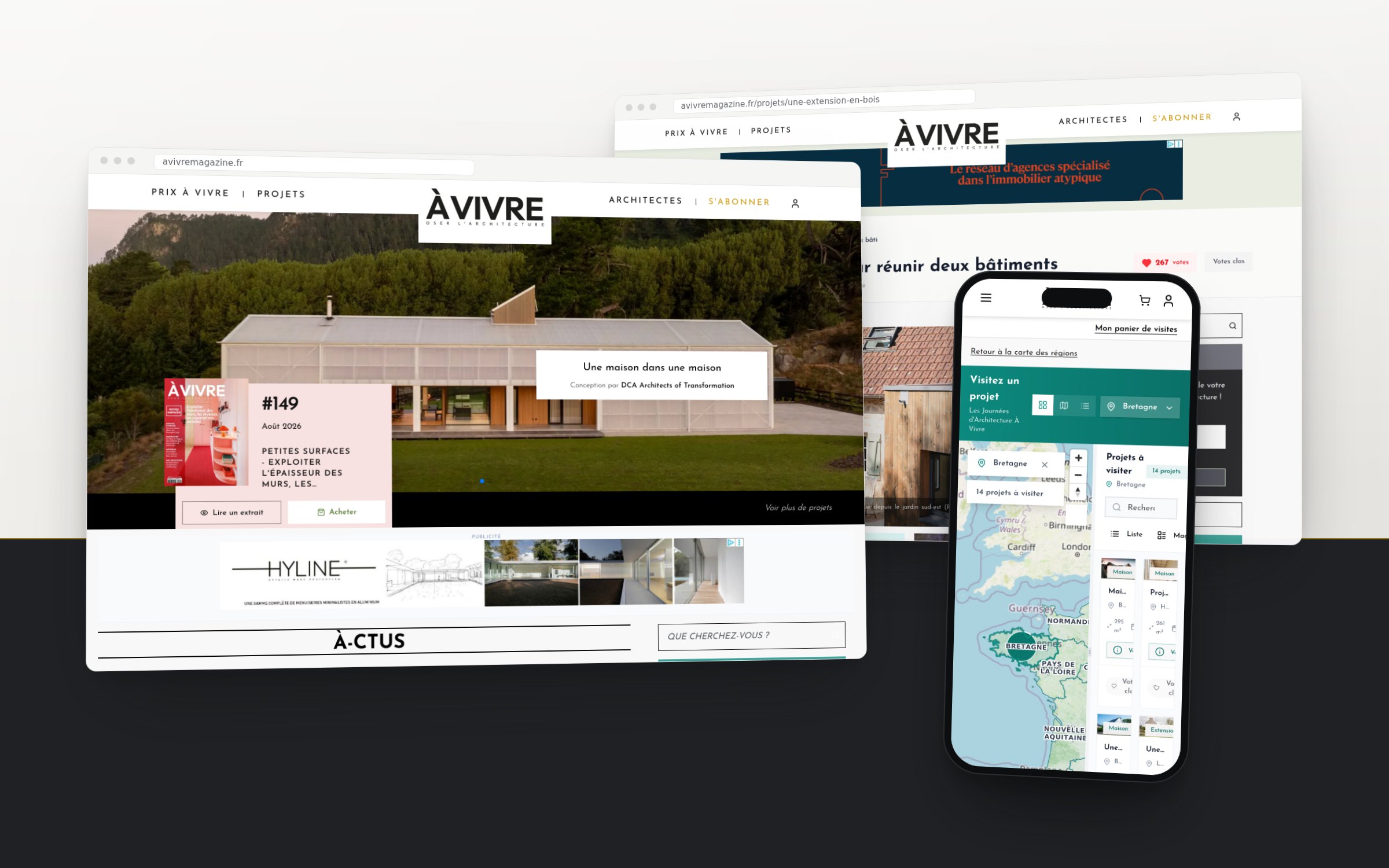 À Vivre Magazine : plateforme éditoriale architecture et design