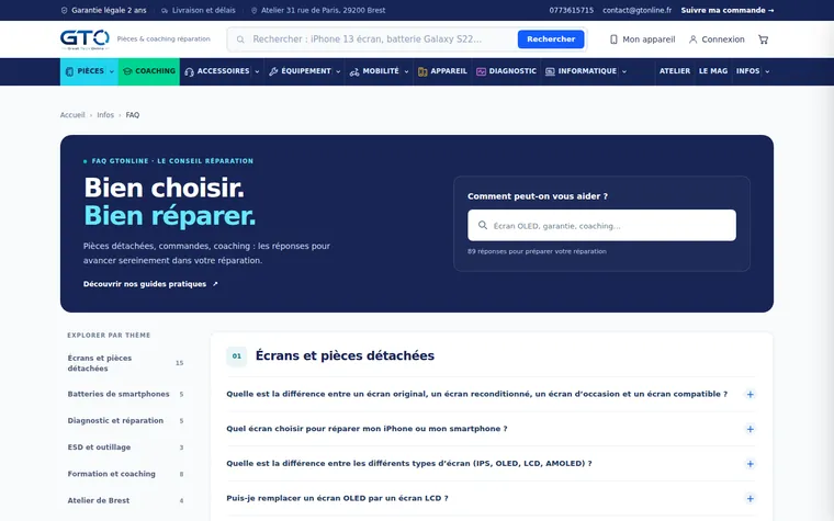 Questions fréquentes