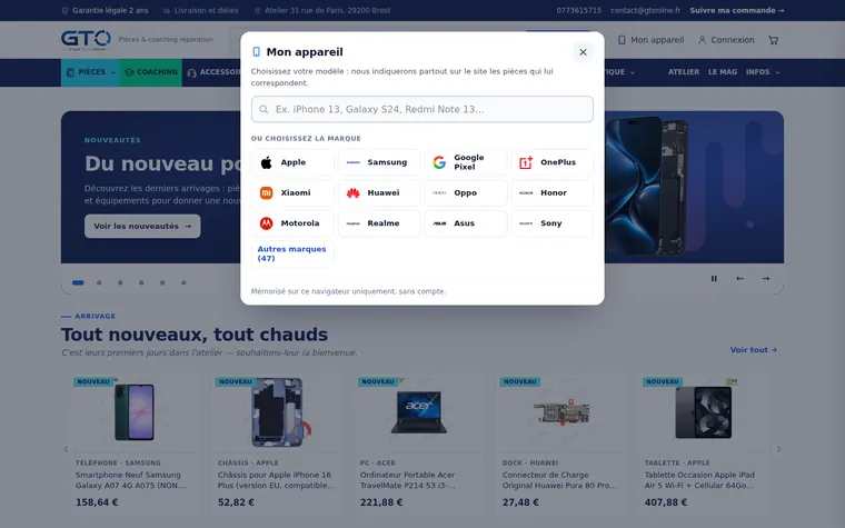 Mon appareil
