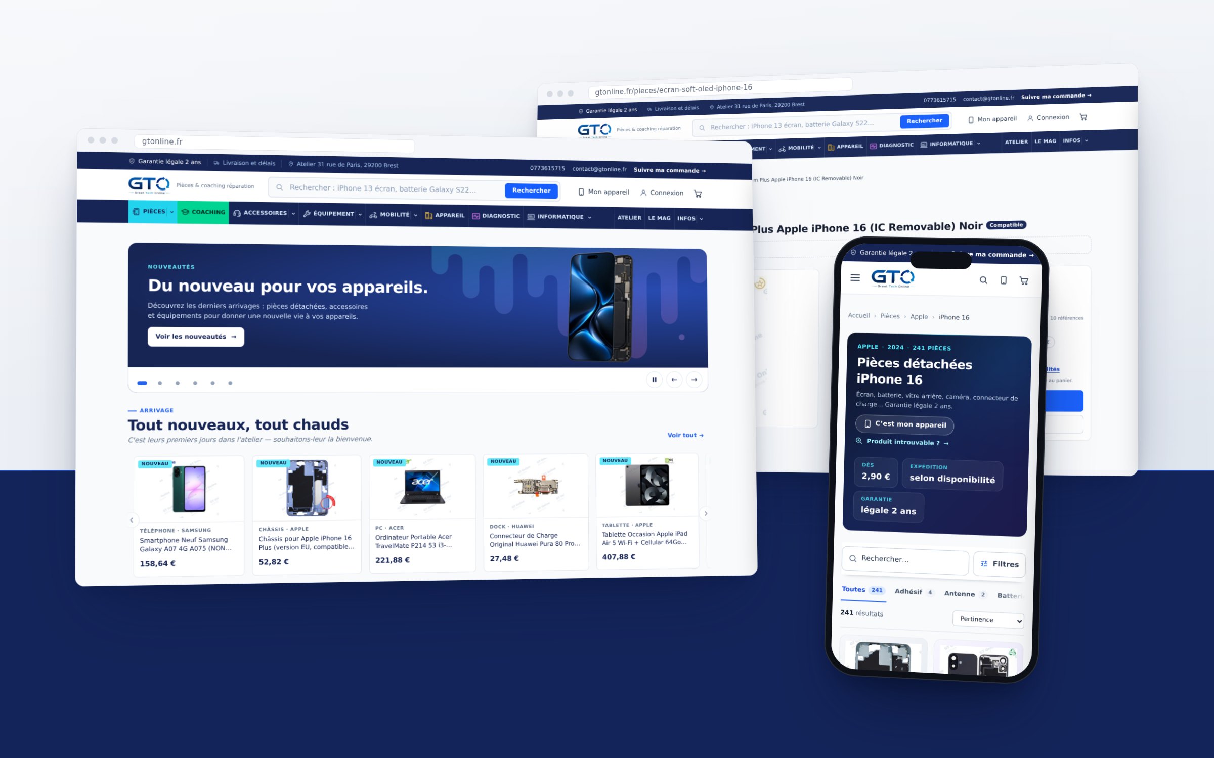 GT Online : pièces détachées et coaching réparation à Brest