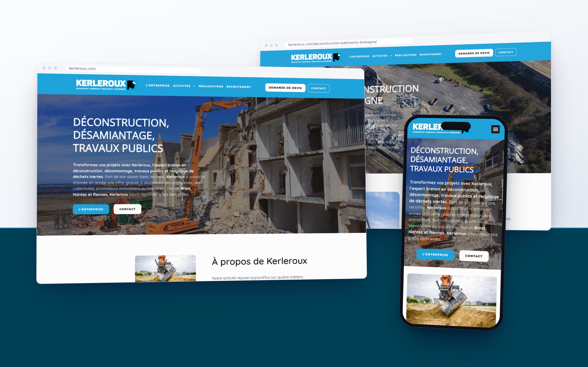 Kerleroux TP, déconstruction, désamiantage et travaux publics