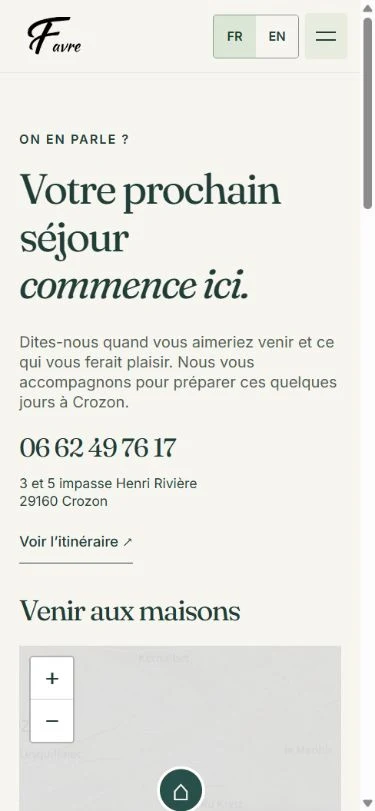 La demande de séjour sur téléphone