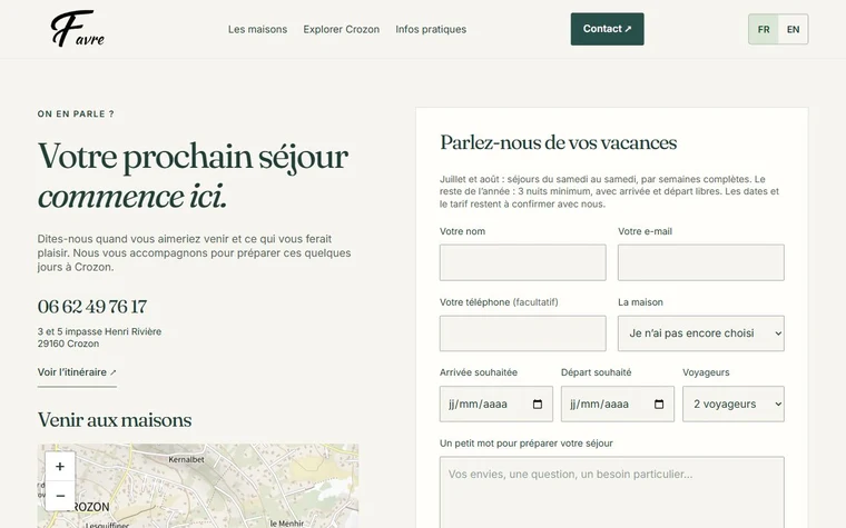 La demande de séjour