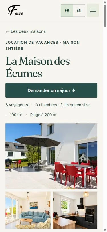La Maison des Écumes sur téléphone