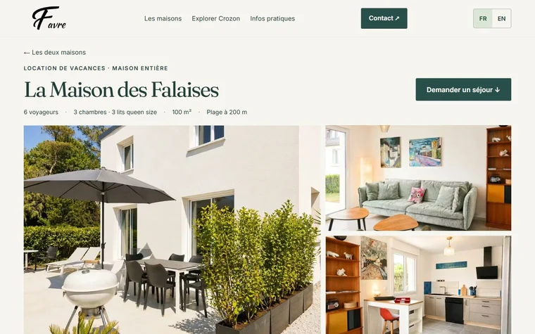 La fiche de la Maison des Falaises