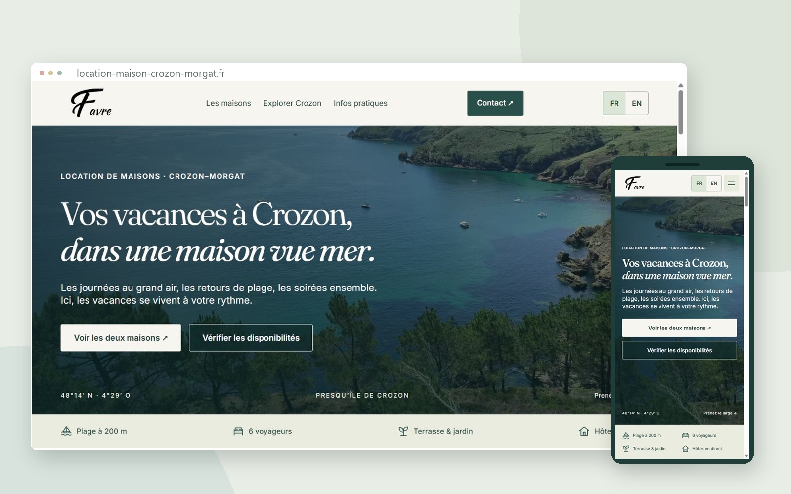 Les Écumes & Les Falaises · Crozon
