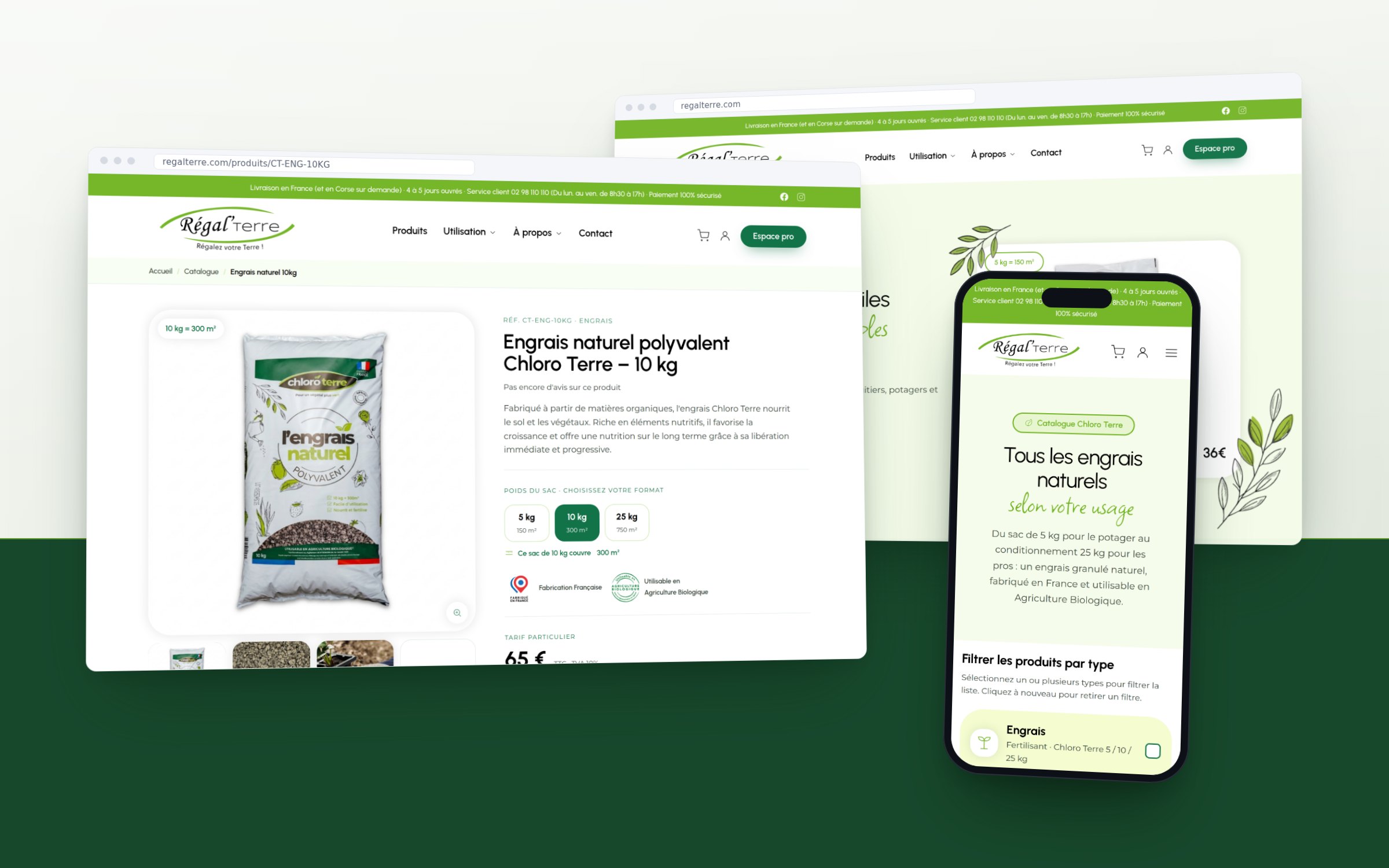 Régal’Terre v2 : plateforme e-commerce B2C et B2B