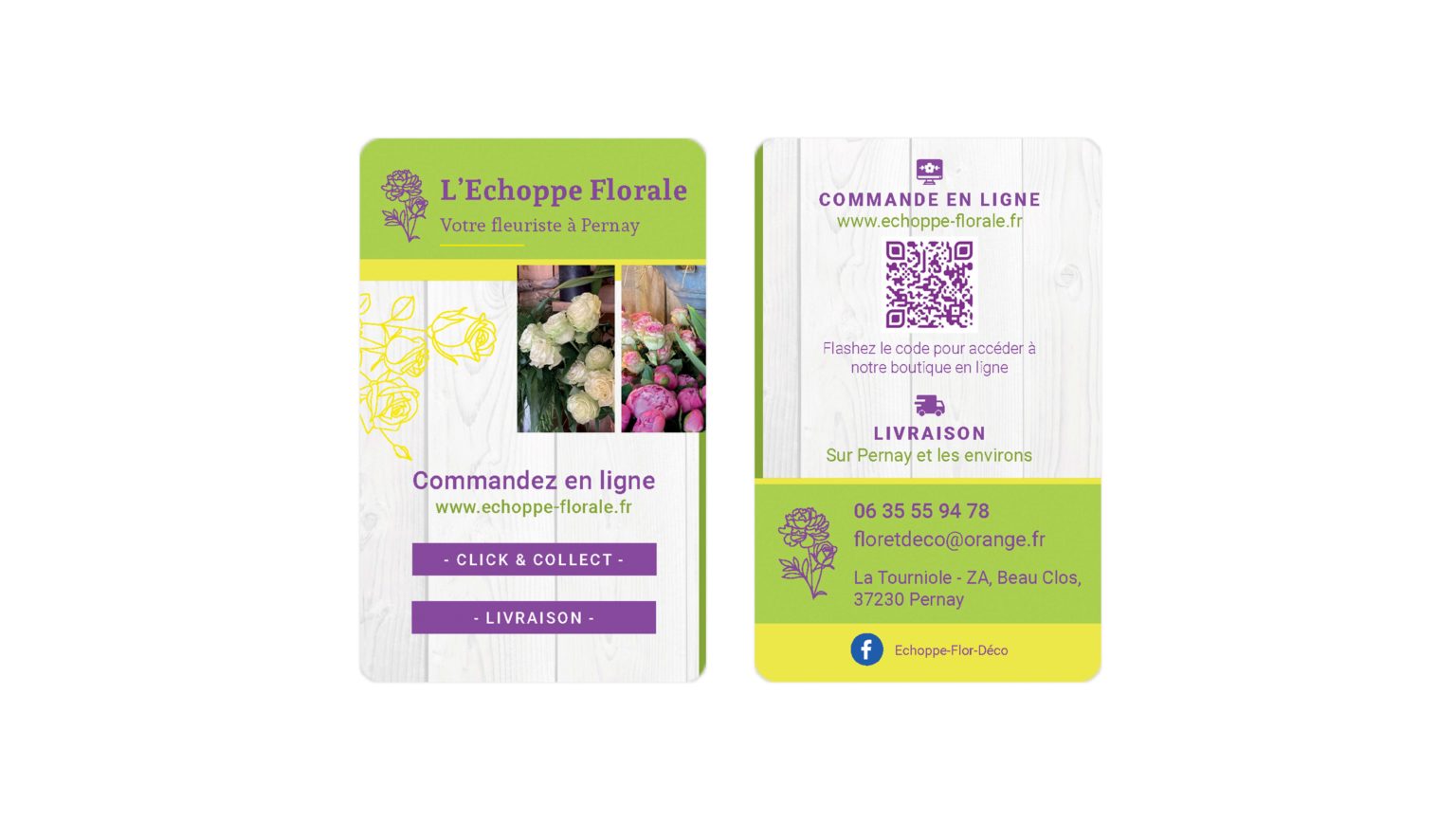 Carte de visite – Fleuriste