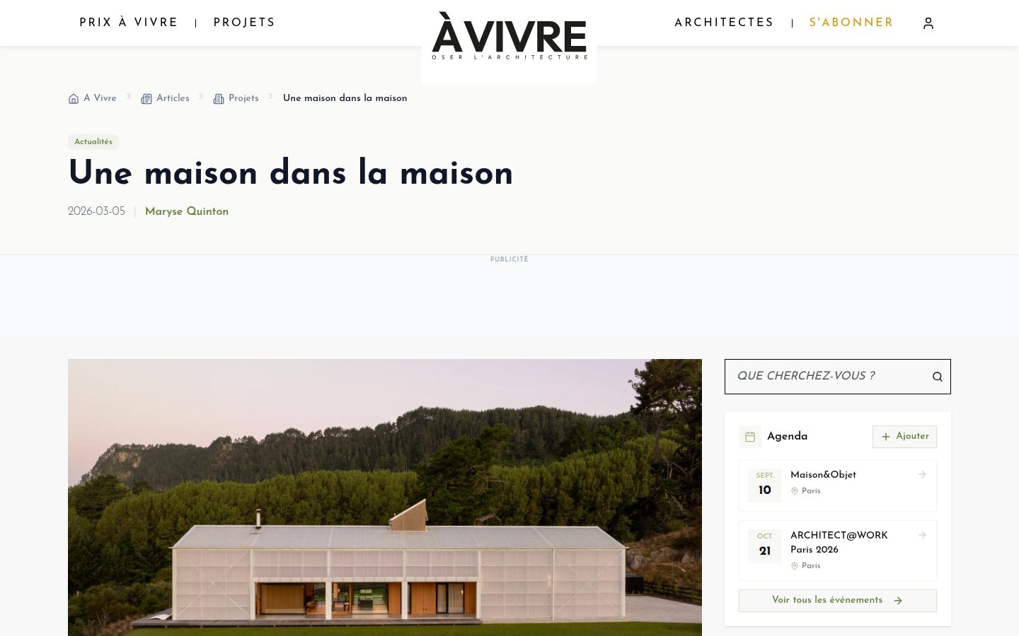 Article et galerie photo