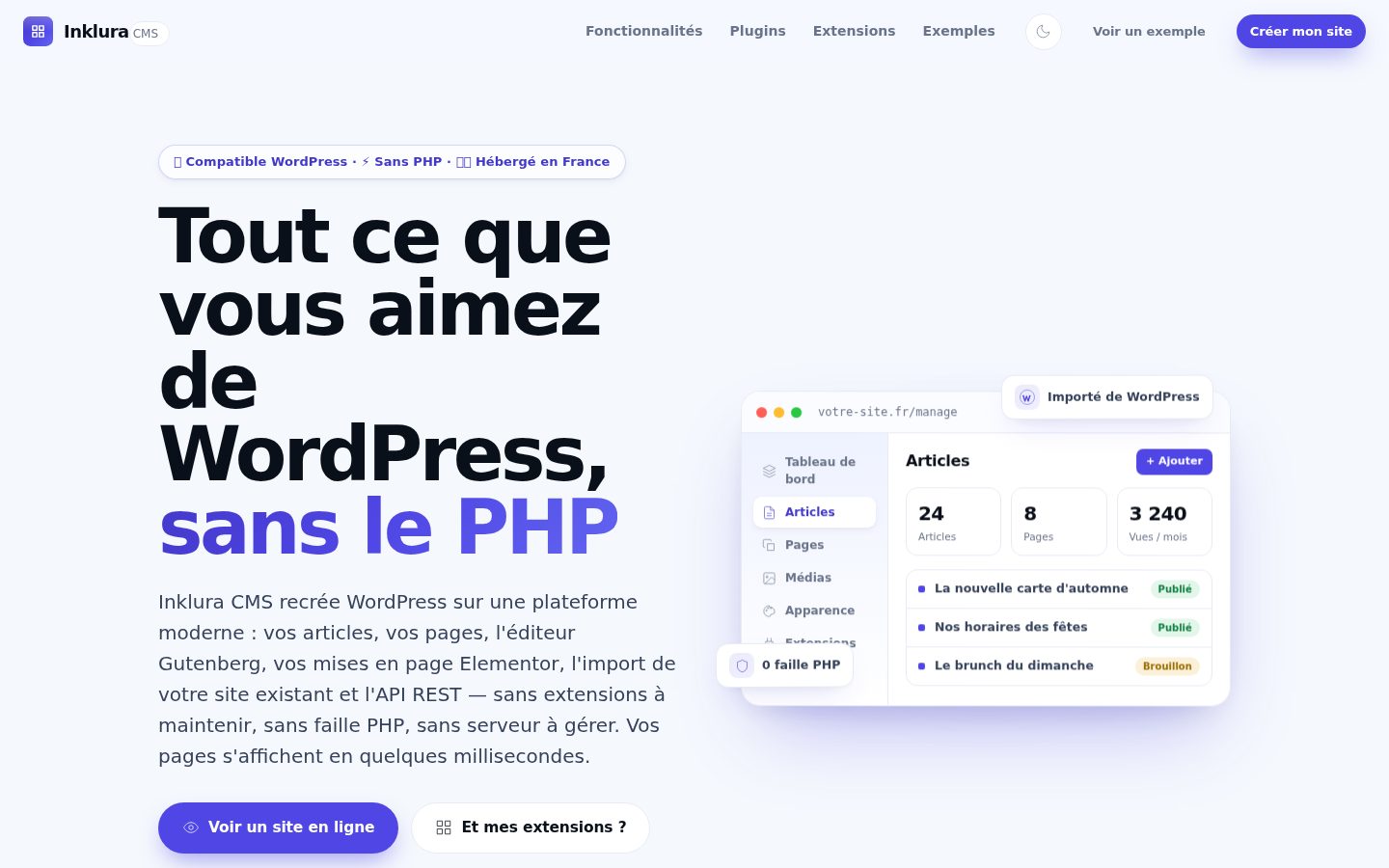 Inklura CMS