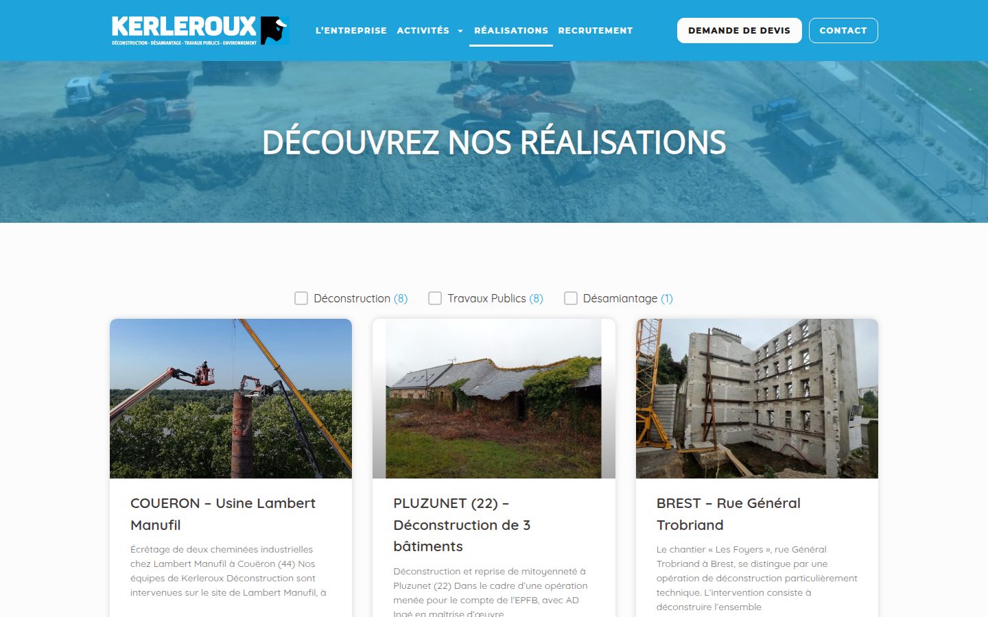 Réalisations